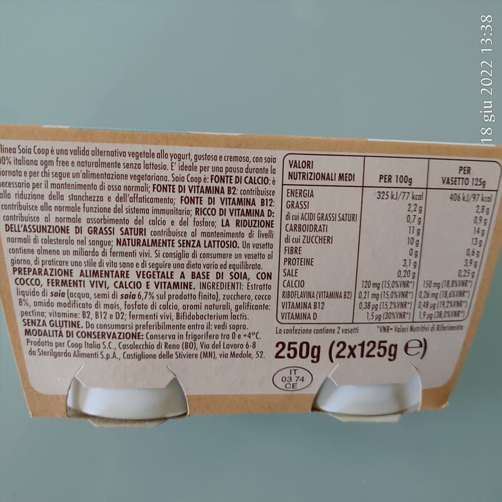 review photo of Bene.Si coop Soia al cocco shared by @eriros72 on 20 Jun 2022 - review