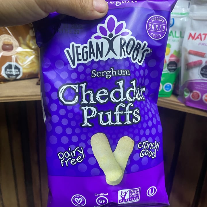 photo of Vegan Rob's Cheddar Puffs shared by @sambeth on  22 Sep 2022 - review