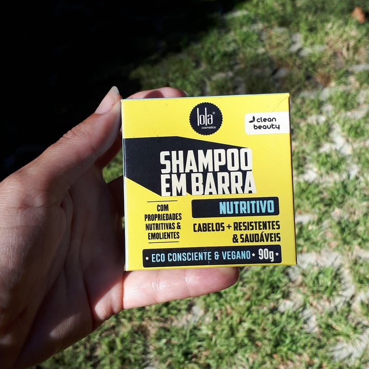 photo of Lola Cosmetics Shampoo em barra nutritivo shared by @morganawill on  20 Apr 2022 - review