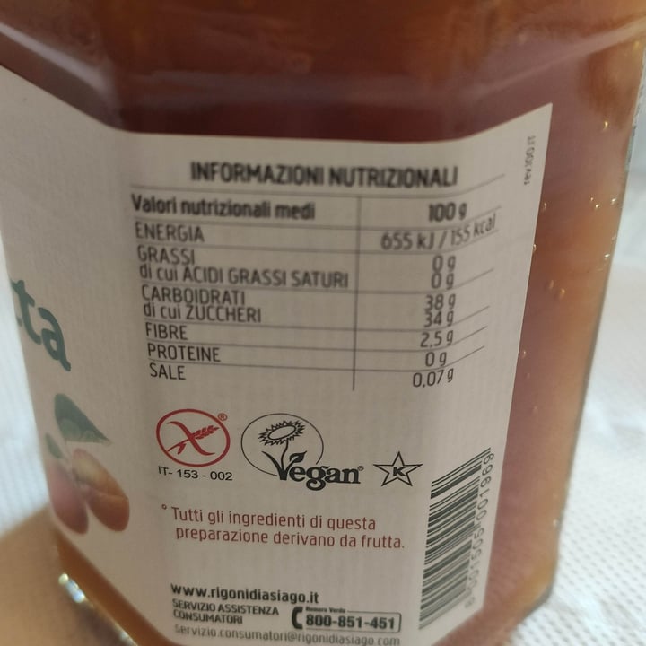 photo of Rigoni di Asiago Apricot Organic Fruit Spread shared by @fabiomacca on  06 Jun 2021 - review