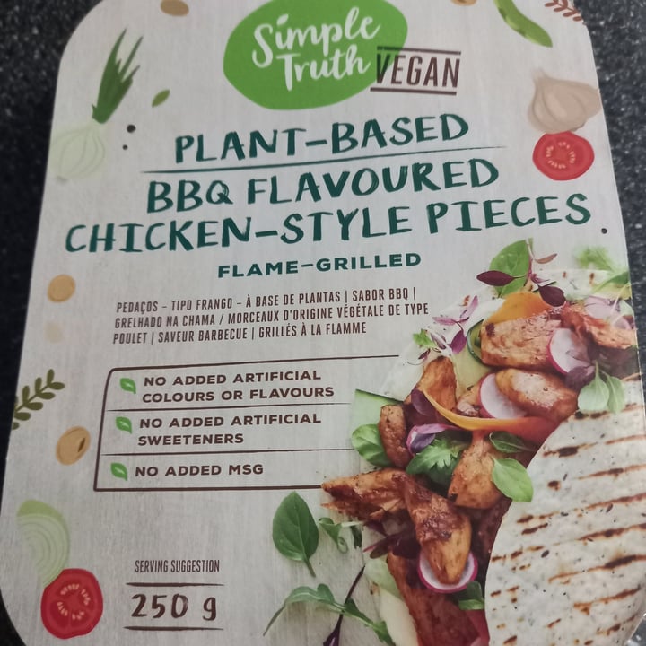 photo of Simple Truth Chicken-Style Pieces (BBQ Flavoured) shared by @colleenc on  15 Sep 2021 - review