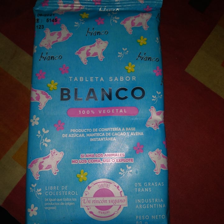 review photo of Un Rincón Vegano Tableta Sabor Blanco Clasico shared by @valengr on 26 Dec 2020 - review