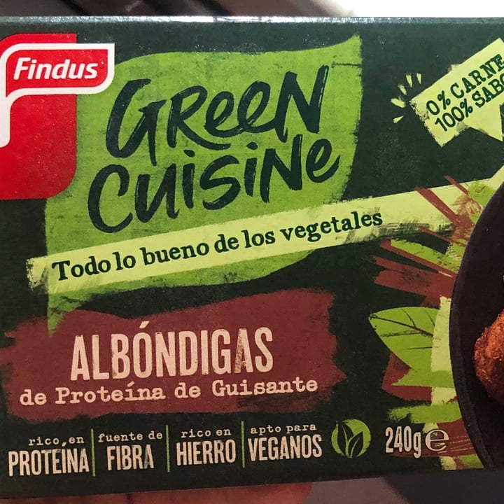 photo of Findus Albóndigas de proteína de guisante shared by @mariagrauc on  07 Aug 2021 - review