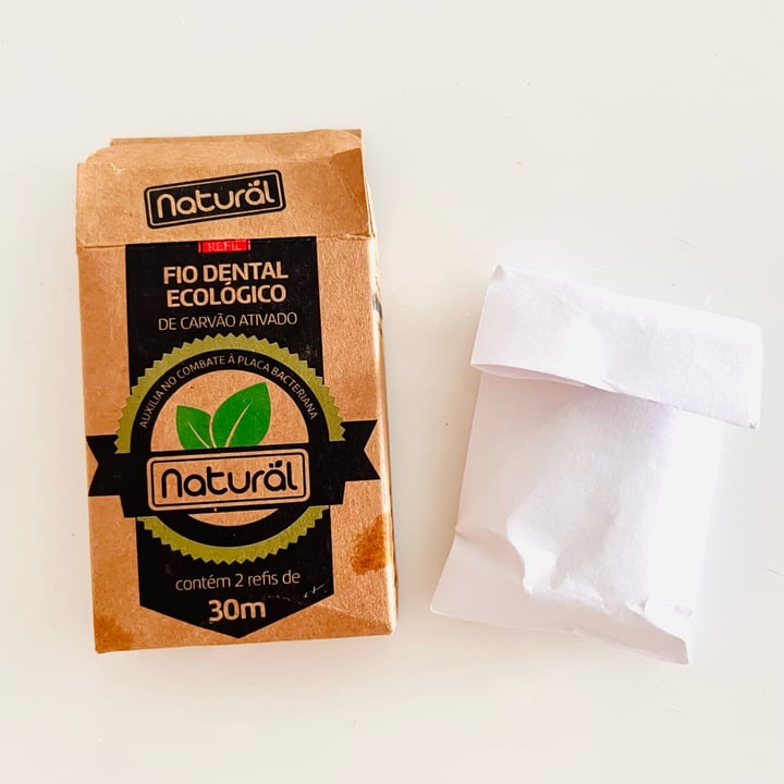 review photo of Orgânico Natural Refil Fio Dental Ecológico com Carvão Ativado shared by @alessandracastello on 20 Oct 2022 - review