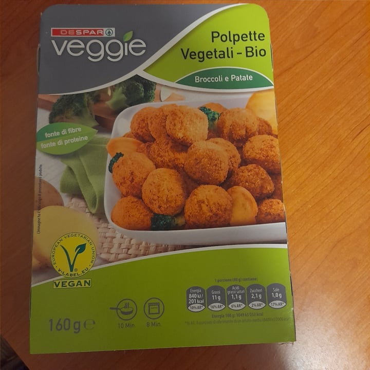 photo of Despar Veggie Polpette Broccoli E Patate shared by @oliveg on  19 Oct 2022 - review