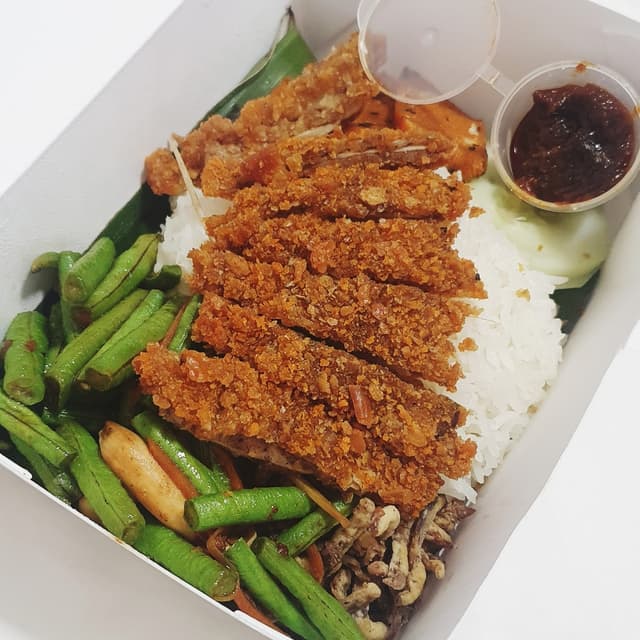 Foto del piatto “Nasi Lemak Cutlet Rice Set”
