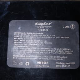 Paleta de corretivo