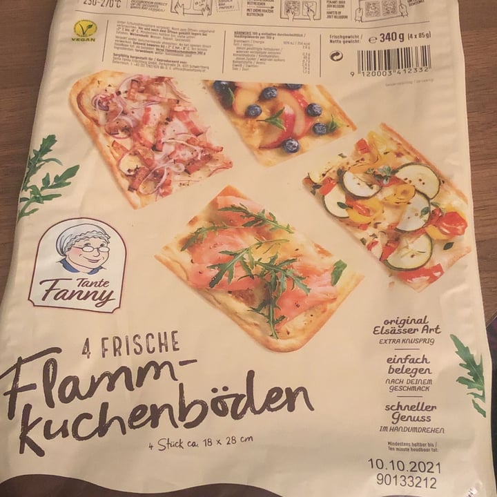 photo of Tante Fanny Frischteige Flammkuchen Böden shared by @tombolatom on  01 Oct 2021 - review