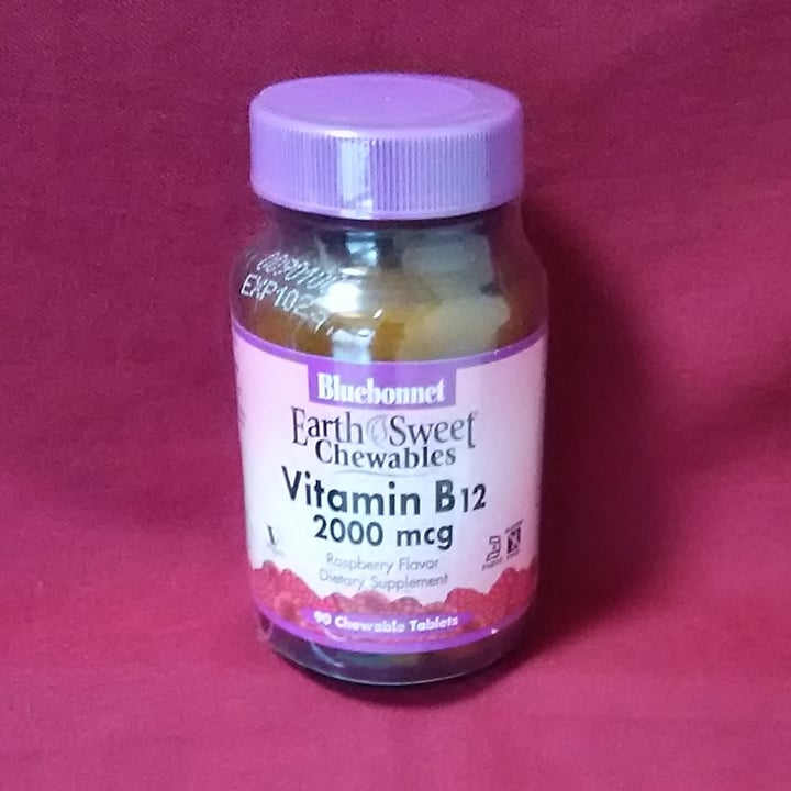 photo of Bluebonnet Nutrition Blue Bonnet Sweet Earth Chewables B12 Supplement shared by @levnagev on  08 Jan 2022 - review