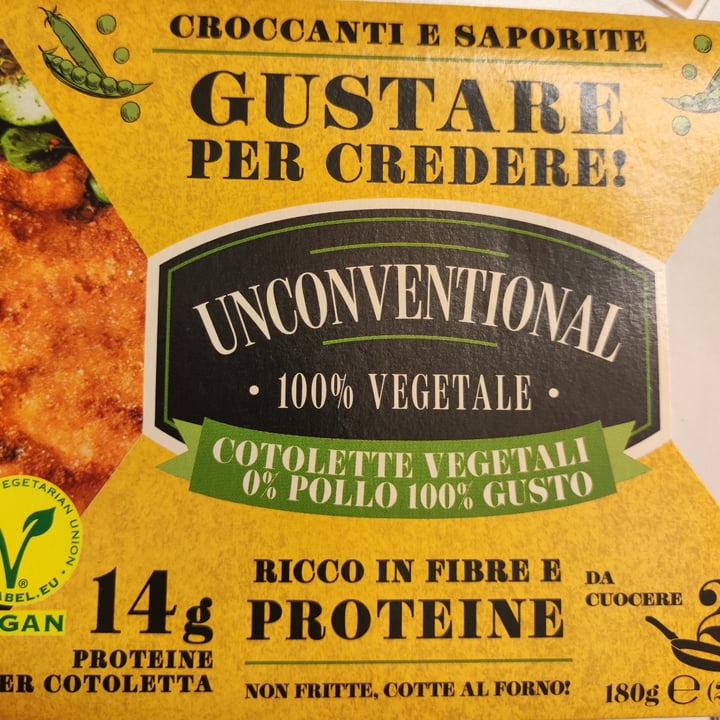 photo of Unconventional Cotolette Vegetali 0% Pollo 100% Gusto shared by @laori on  17 Nov 2022 - review