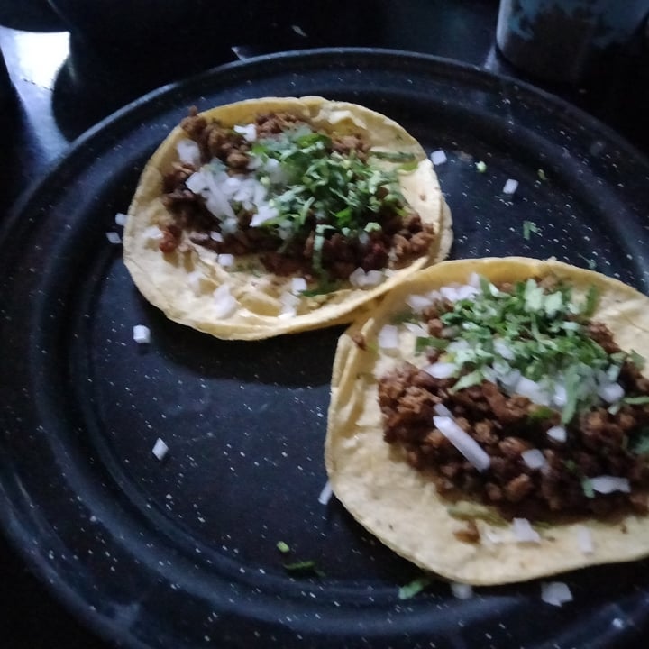 photo of Por siempre vegana 2 taco de cesina shared by @elvagovegan on  20 Aug 2022 - review