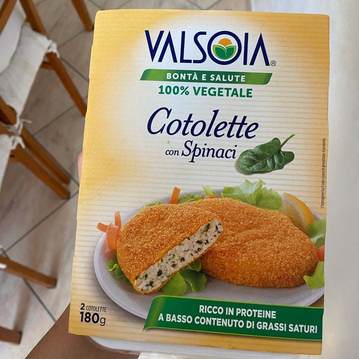 review photo of Valsoia Cotolette con spinaci shared by @frafedele on 24 Aug 2022 - review