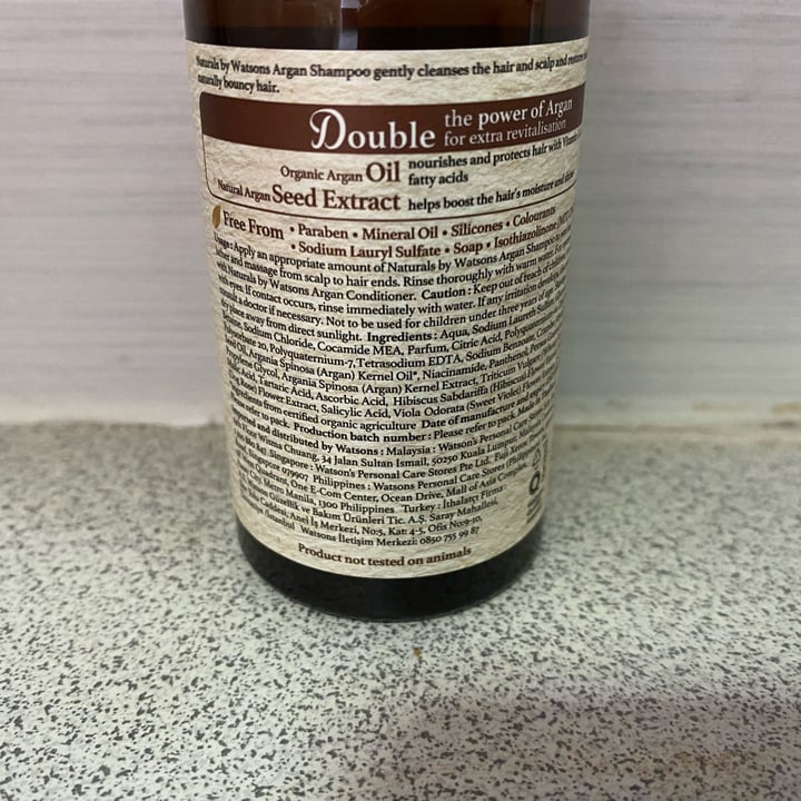 review photo of Naturals by watson Argan Shampoo shared by @mycat on 13 Mar 2022 - review