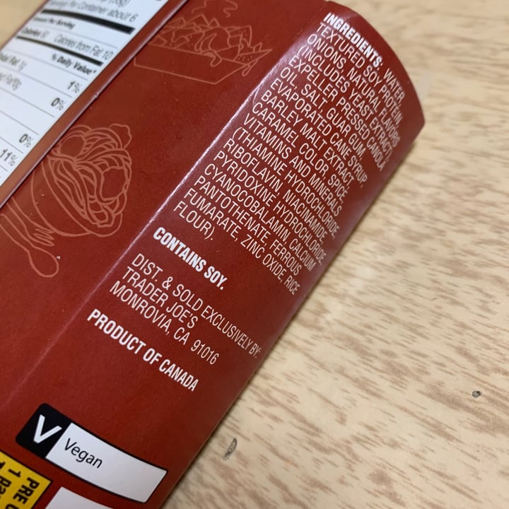 photo of Trader Joe's Beef-less Ground Beef shared by @soularflare on  28 Jan 2021 - review