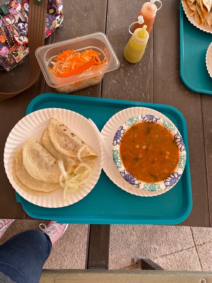 photo of Tacos a Vapor Vegetarianos Frijoles A La Charra shared by @adhara on  09 Feb 2020 - review