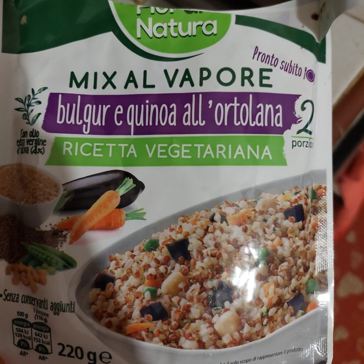 photo of Fior di Natura Mix al vapore bulgur e quinoa all'ortolana shared by @franciscatordai on  28 Jun 2022 - review