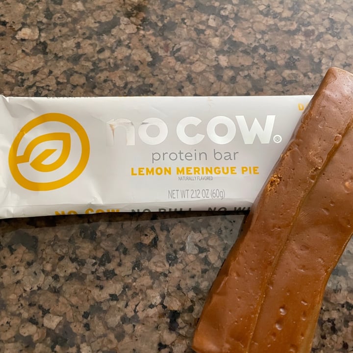 photo of No Cow Lemon Meringue Pie Protein Bar shared by @karenasp on  08 Jun 2021 - review