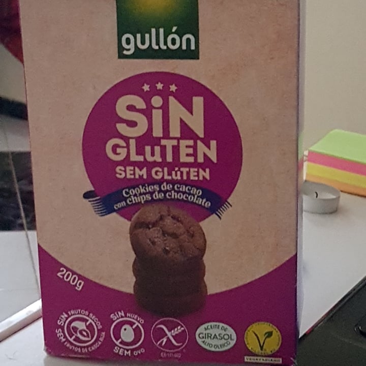 photo of Gullón Sin gluten Cookies de cacao con chips de chocolate shared by @quasar on  15 Dec 2022 - review