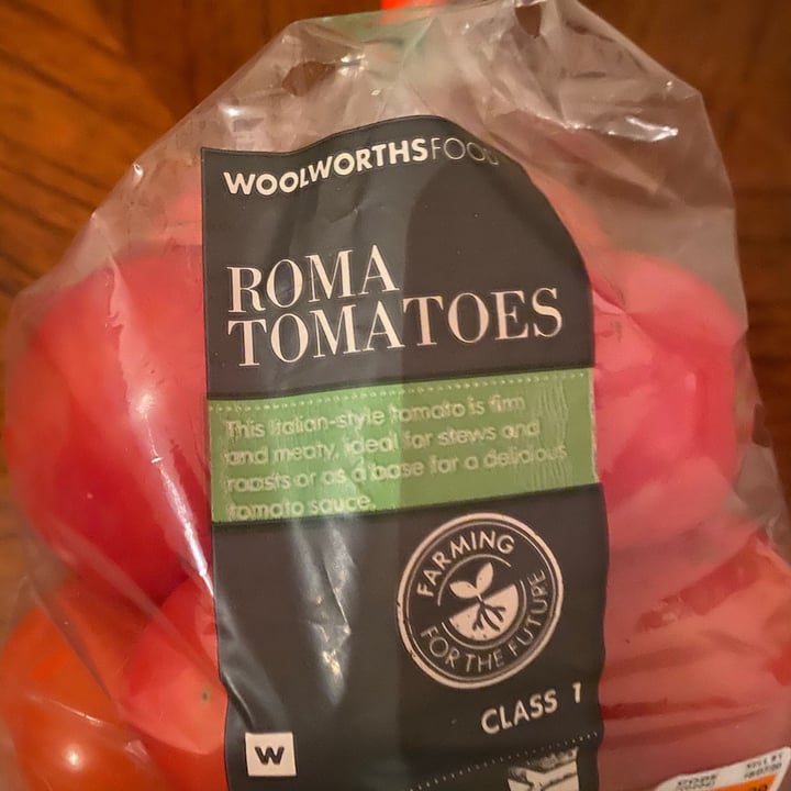 photo of Woolworths Food Roma tomatoes shared by @bianca1701 on  14 Jul 2020 - review