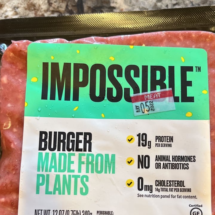 photo of Impossible Foods Impossible Meat shared by @tatixjones on  27 Apr 2022 - review