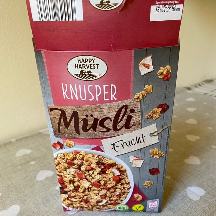 review photo of Happy Harvest Crunchy muesli alla frutta shared by @francescaderuvo on 06 Jul 2022 - review