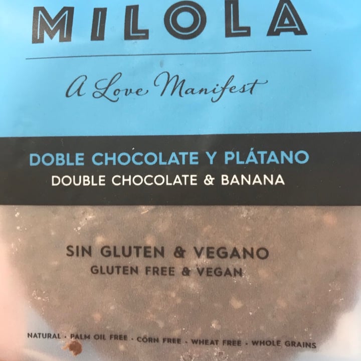 photo of MILOLA Galletas de doble chocolate y plátano shared by @badyblonde on  13 Oct 2020 - review
