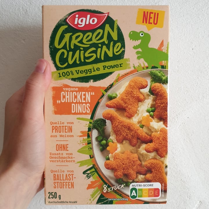 photo of iglo Green Cuisine Vegane "Chicken" Dinos shared by @sotofu on  18 Jun 2022 - review