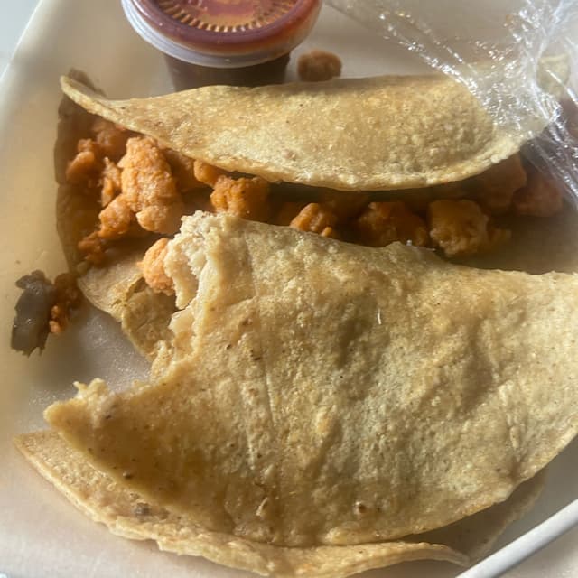 菜肴“Taco carnitas de setas”的照片