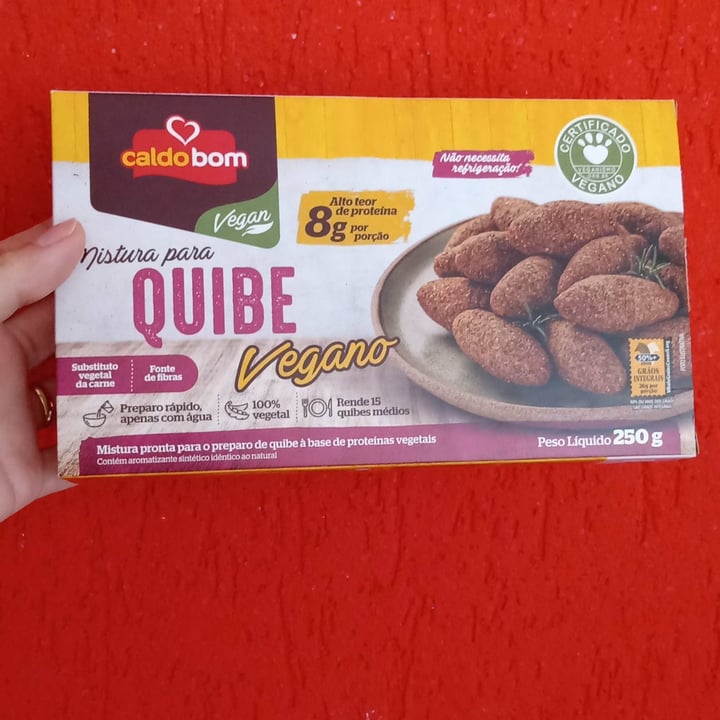 review photo of Caldo bom Mistura Para Quibe Vegano shared by @ivanapiton on 15 Aug 2022 - review