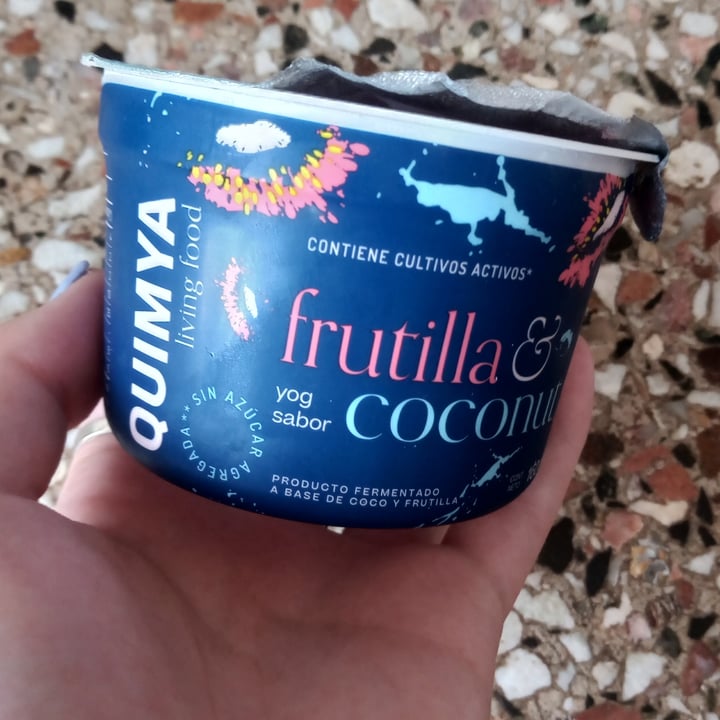 photo of Quimya Yogur de frutilla y coconut shared by @ludbmila on  17 Oct 2021 - review