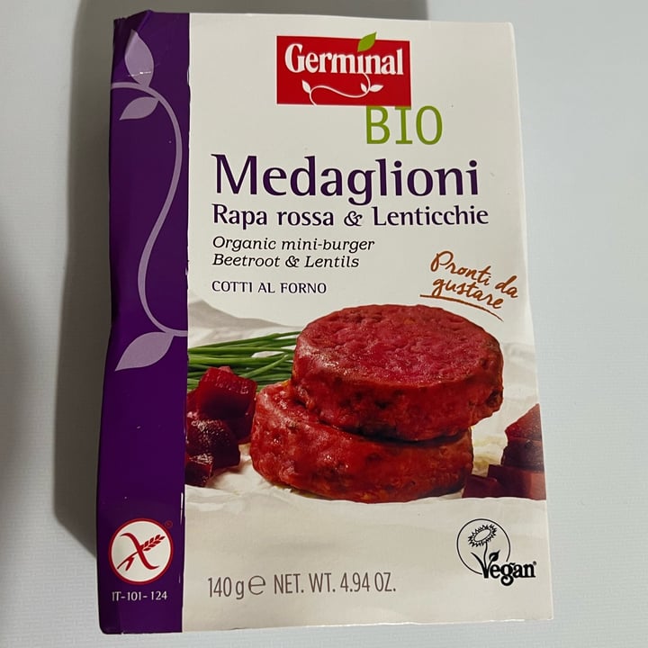 photo of Germinal Bio Medaglioni Di Rapa Rossa E Lenticchie shared by @fraulicia on  30 Oct 2022 - review