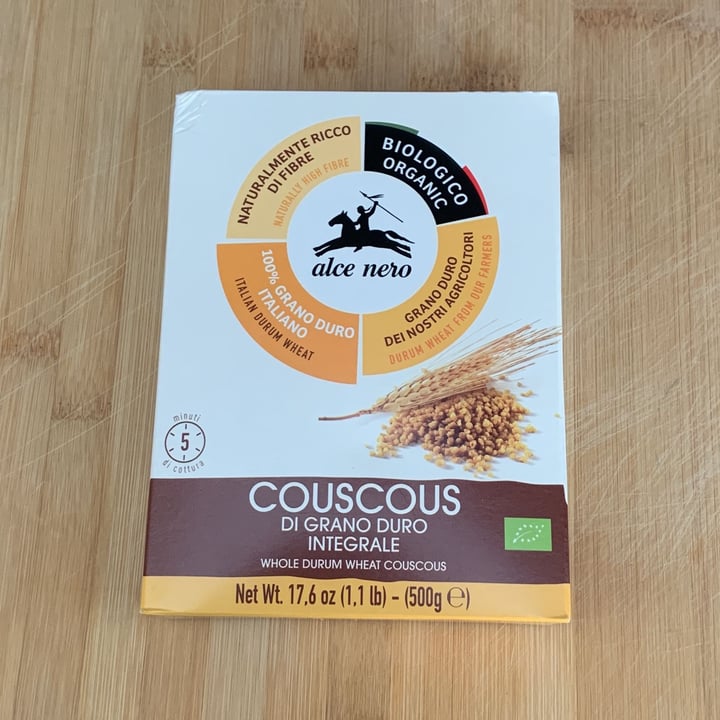 photo of Alce Nero Cous cous di grano duro integrale shared by @annaberger on  22 Oct 2022 - review