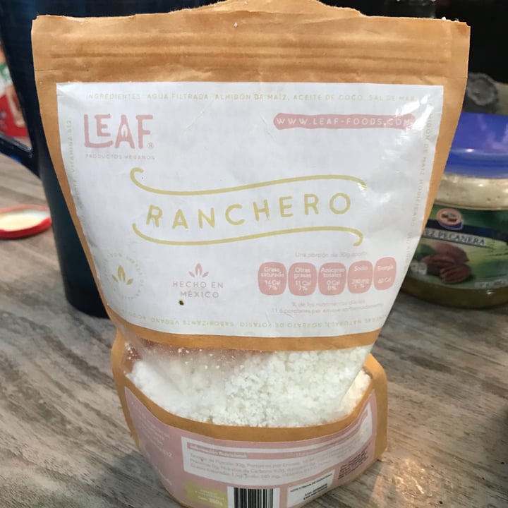 photo of Leaf Queso ranchero shared by @lunapimentel on  01 Oct 2020 - review