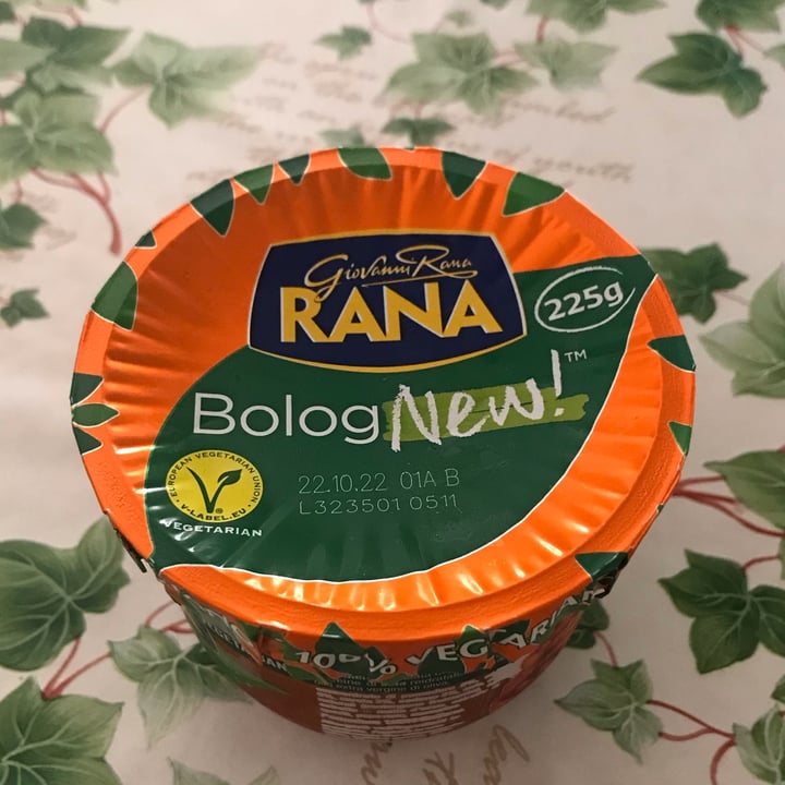 photo of Giovanni Rana Ragù Vegetale Bolognew shared by @chiaracatarci on  08 Sep 2022 - review