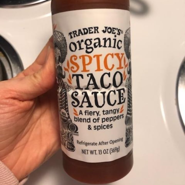 photo of Trader Joe's Organic spicy taco sauce shared by @shmoopsify on  28 Jun 2020 - review