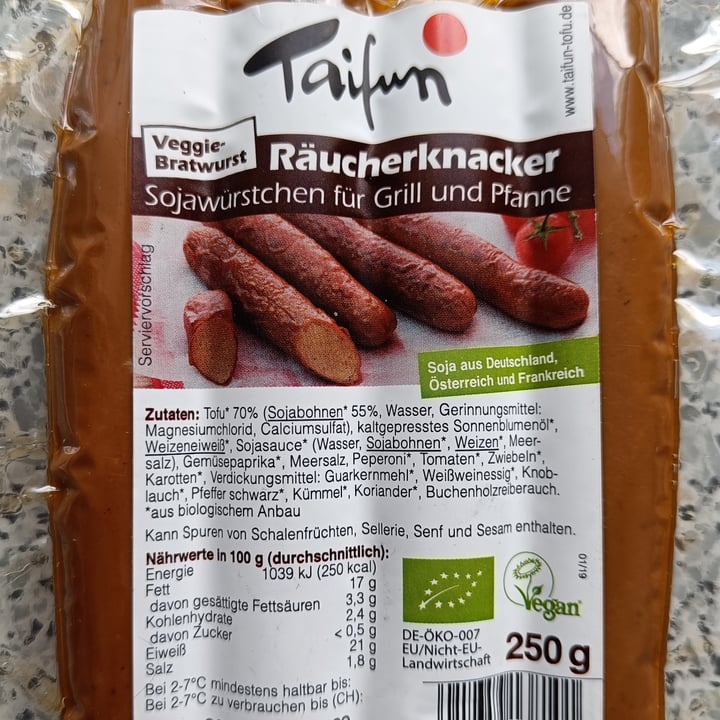 photo of Taifun Räucherknacker shared by @tartarinielisa on  01 Aug 2022 - review