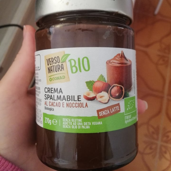 photo of Verso Natura Conad Veg Crema Spalmabile Al Cacao E Nocciola shared by @ilariaveg on  21 Oct 2021 - review