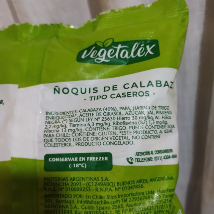 photo of Vegetalex Ñoquis de Calabaza shared by @nazarenamorello on  25 Sep 2022 - review