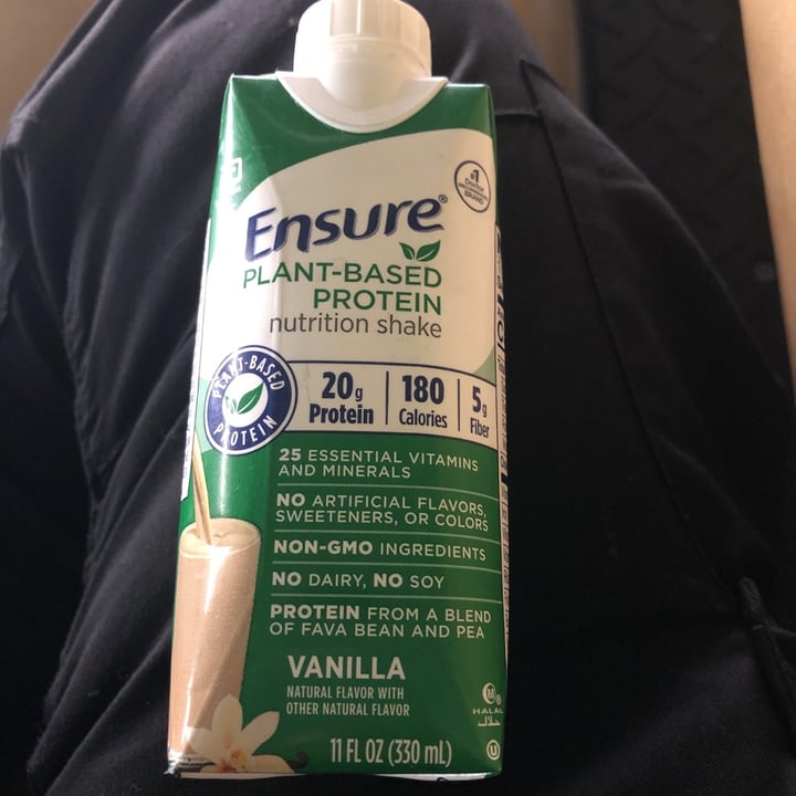 review photo of Ensure Vanilla Plant Based Protein Nutrition Shake shared by @alwayshungryvegan on 08 May 2020 - review