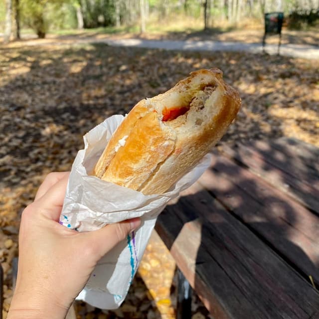 「Bocadillo de seitán」の料理の写真