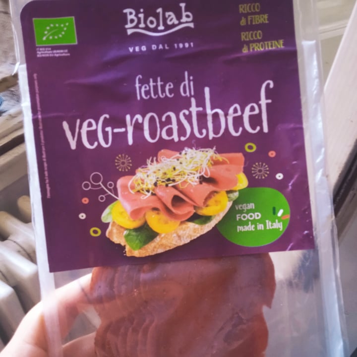 photo of Biolab Affettato vegano Roastbeef shared by @polpettavegana on  25 Sep 2022 - review