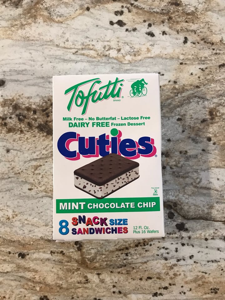 photo of Tofutti Mint Chocolate Chip Cuties shared by @dianna on  16 May 2019 - review