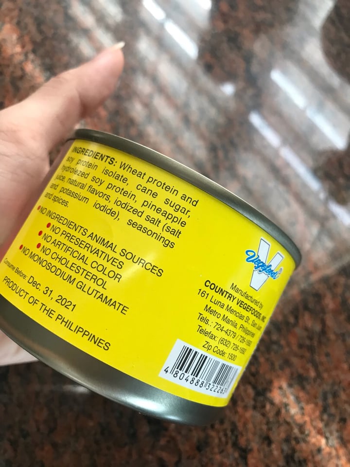 photo of Country Vegefoods VEG-G-SLICED TOCINO - Vegetarian Sweet Ham shared by @mar on  24 Jun 2019 - review