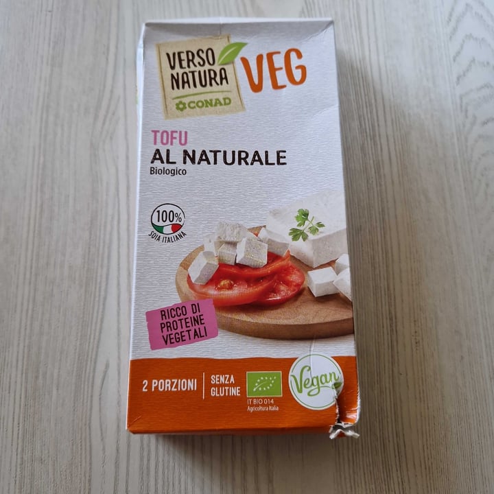 photo of Verso Natura Conad Veg Tofu al naturale shared by @jalcka on  20 Jun 2022 - review
