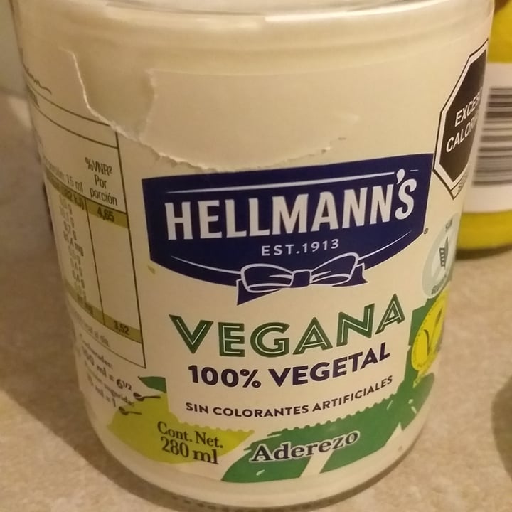 photo of Hellmann’s Hellman’s Vegan Mayonnaise shared by @elviaveg on  29 Jun 2021 - review