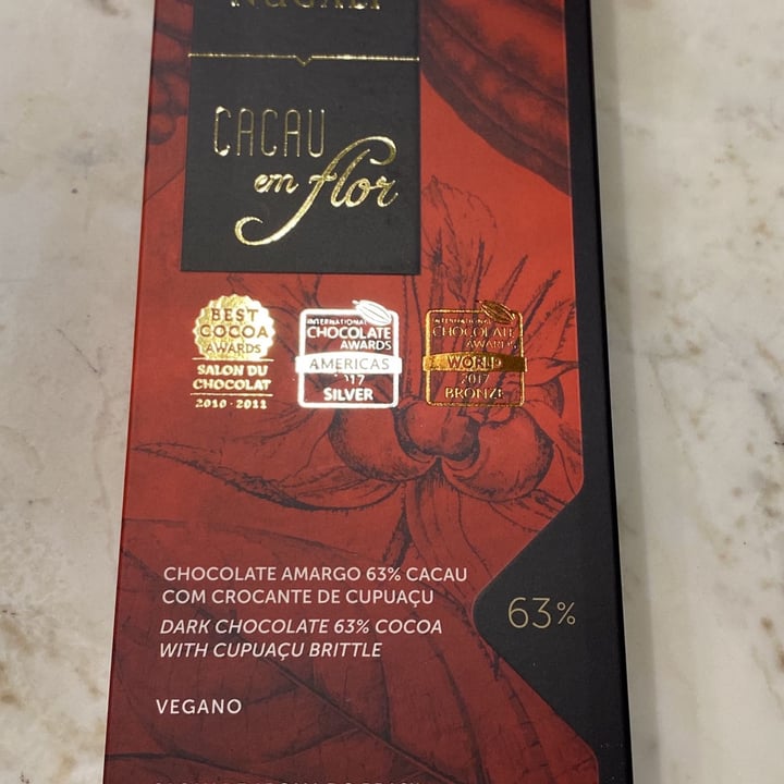 review photo of Nugali Chocolates Ind. Com. Ltda Chicolate 63% Cacau Com Cupuaçu shared by @bearzi on 24 Apr 2022 - review