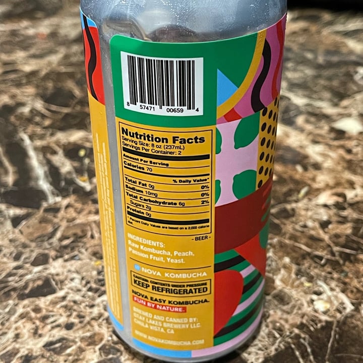 photo of Nova Easy Kombucha Nova Easy Kombucha shared by @erickm209 on  31 Mar 2021 - review