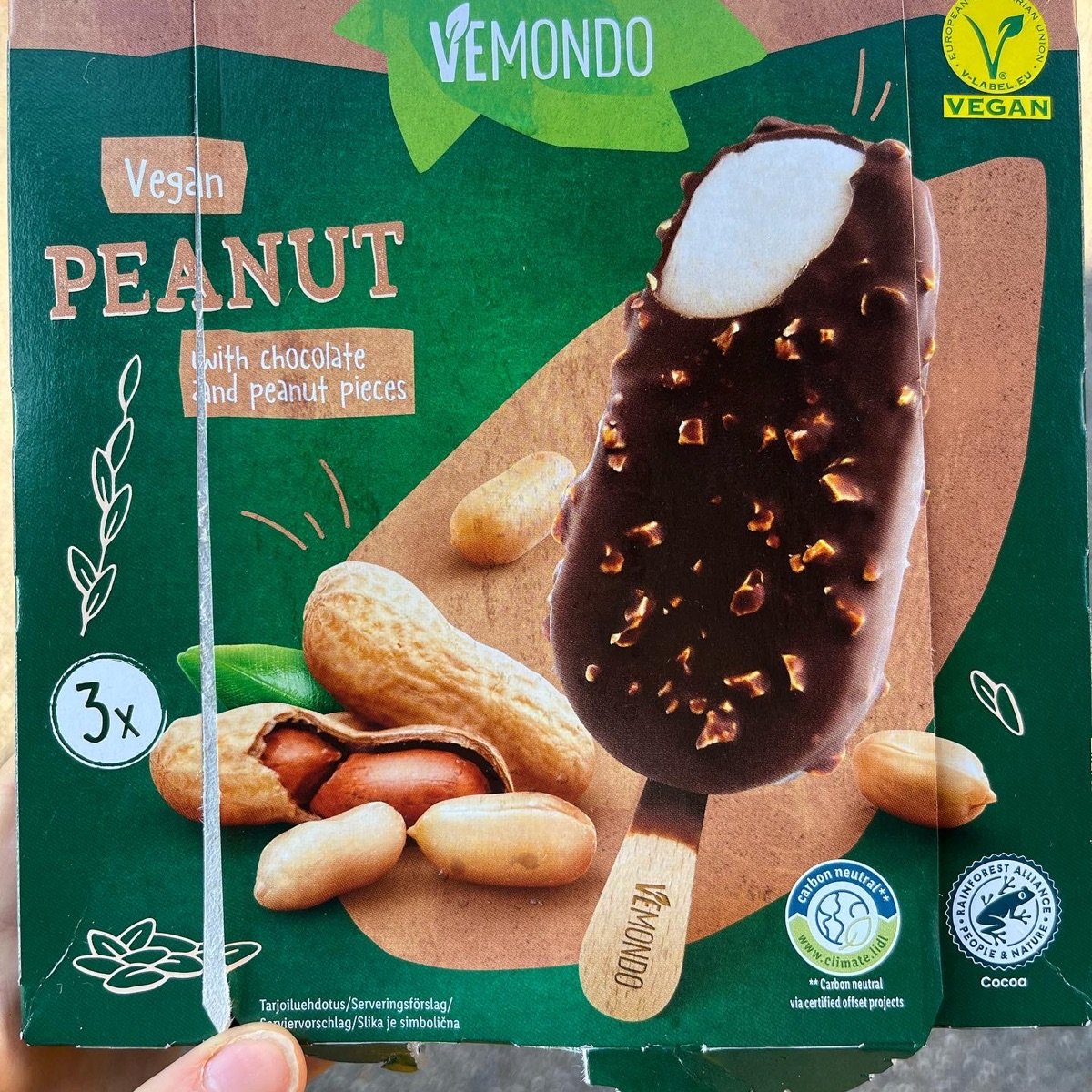 peanut ice cream from Vemondo - Vegan Product Reviews & Ratings | abillion