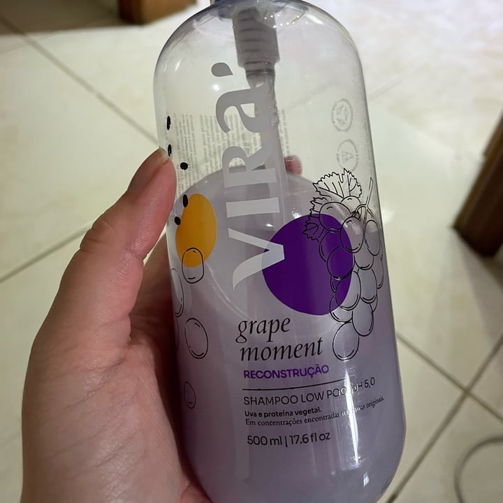 photo of virá shampoo grape moment shared by @lyagobetti on  08 May 2022 - review
