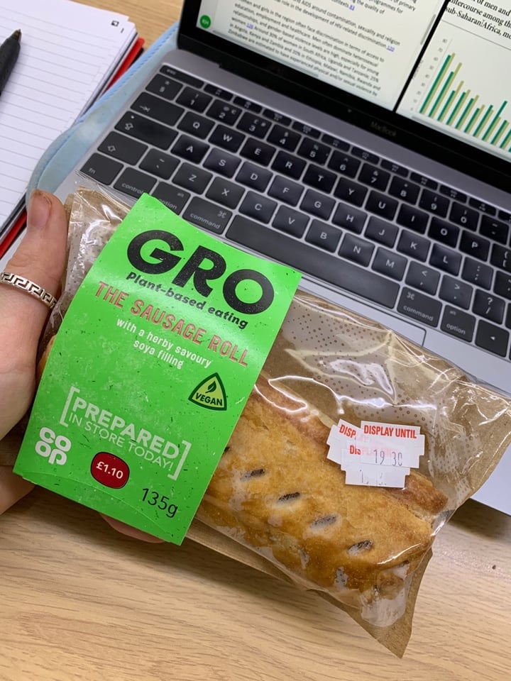 photo of GRO The Sausage Roll shared by @greenandginger on  02 Apr 2020 - review